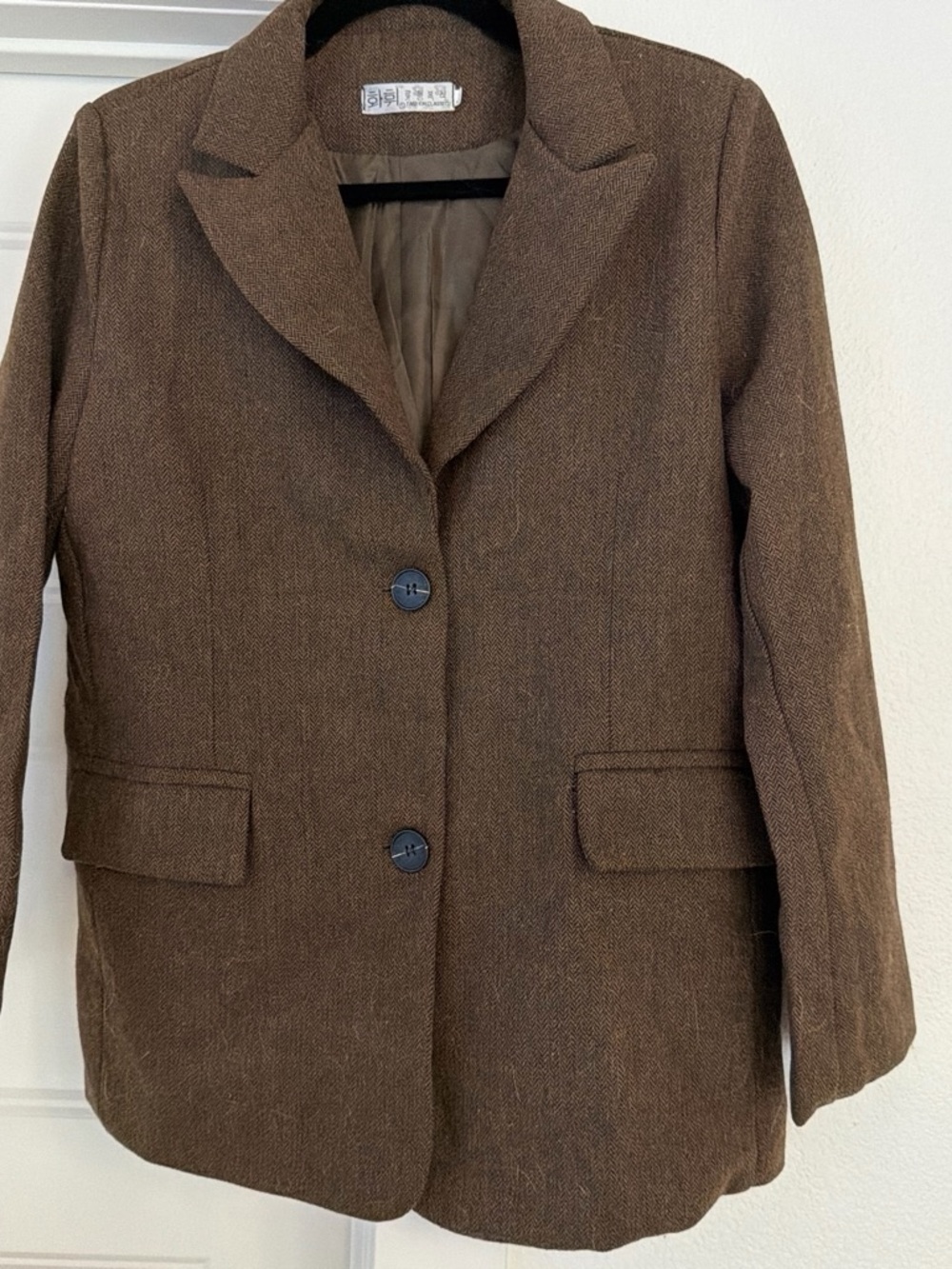 Classic Brown Women’s Blazer Jacket